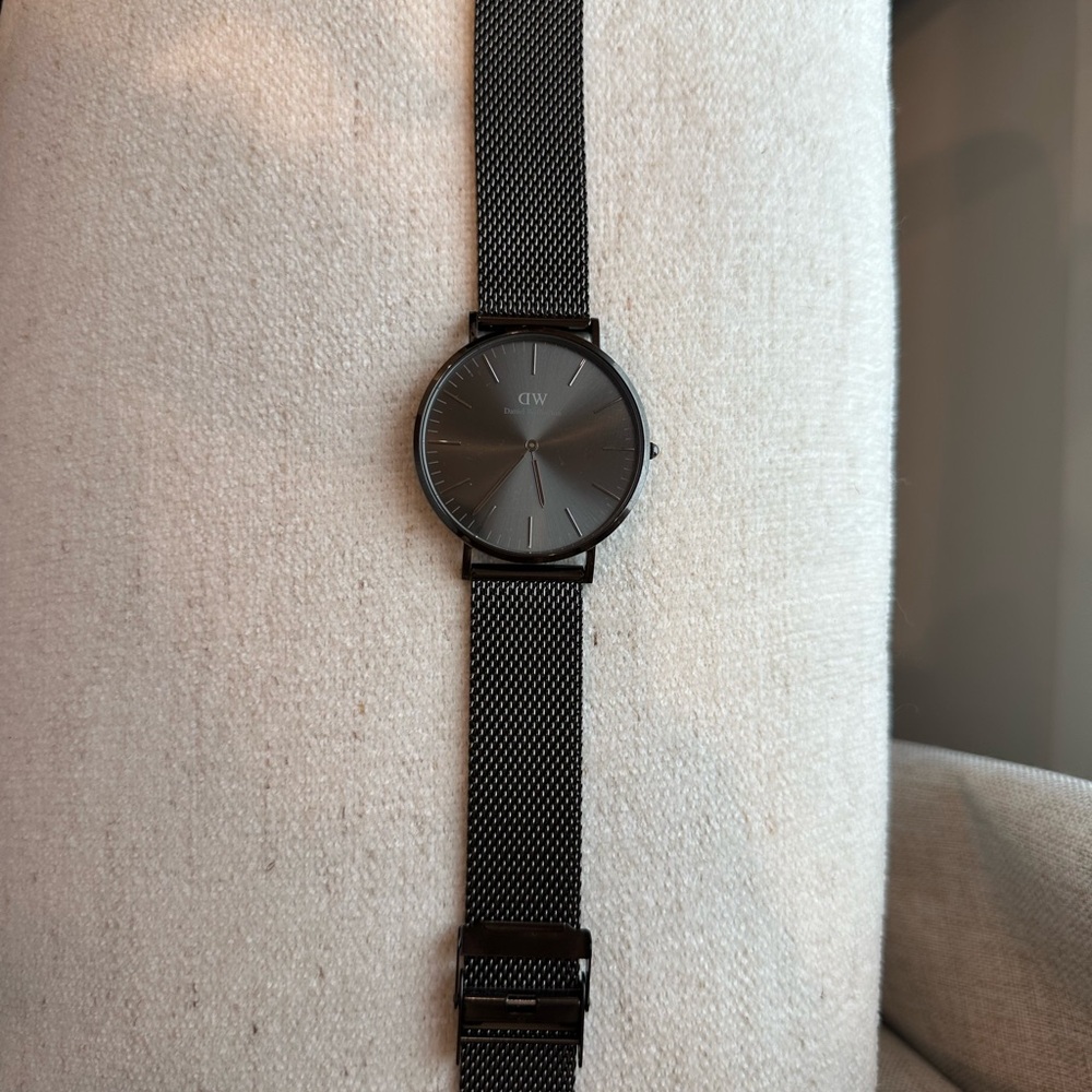 Daniel Wellington Charcoal Mesh Watch